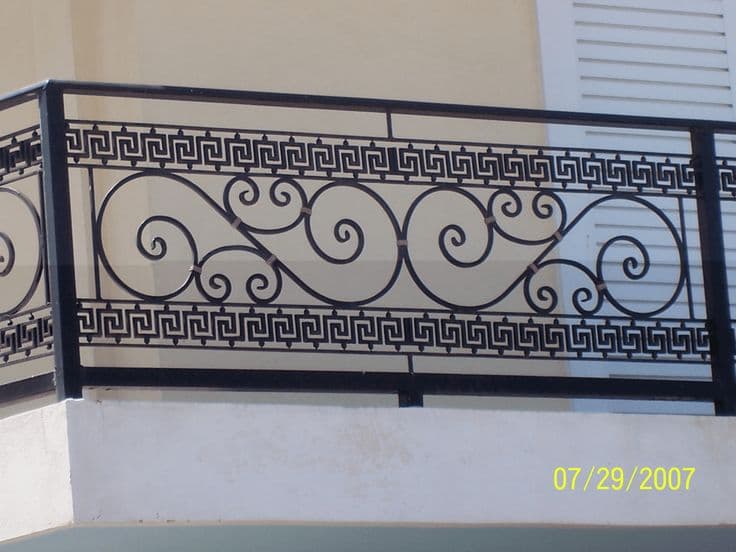 Ornate Balcony Boundary Grill - Karachi Metal Art