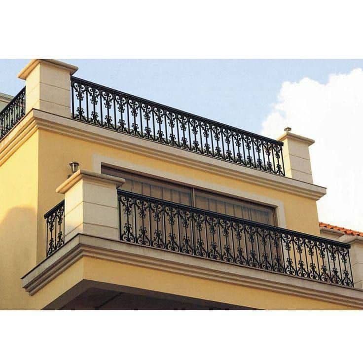 Elegant Balcony Edge Grill - Karachi Metal Art