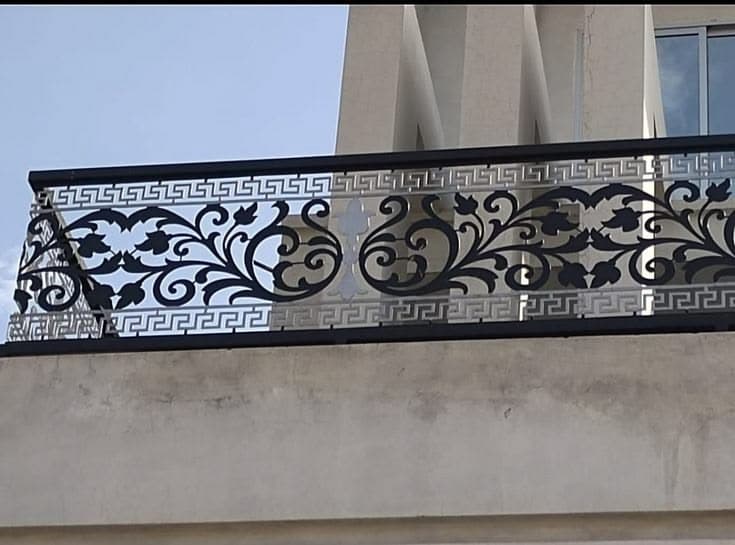 Decorative Wall Boundary Grill - Karachi Metal Art