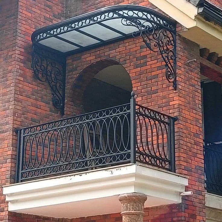 Covered Balcony Boundary Grill - Karachi Metal Art