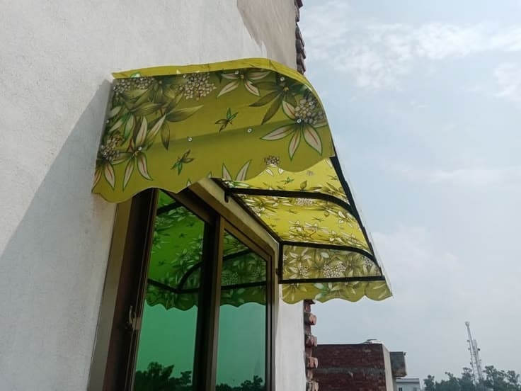 Entrance Fiber Canopy - Karachi Metal Art