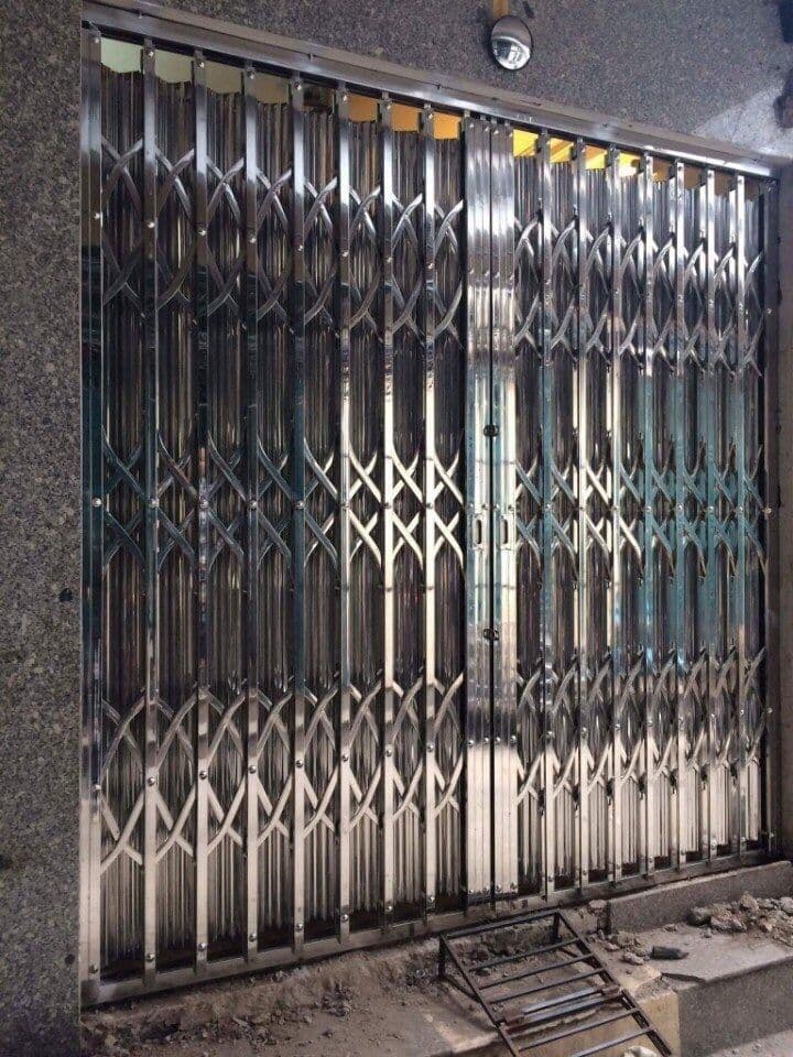 Folding Security Gate - Karachi Metal Art