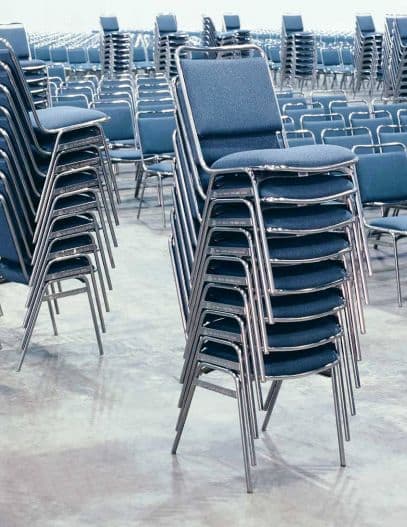 Stackable Banquet Chairs - Karachi Metal Art