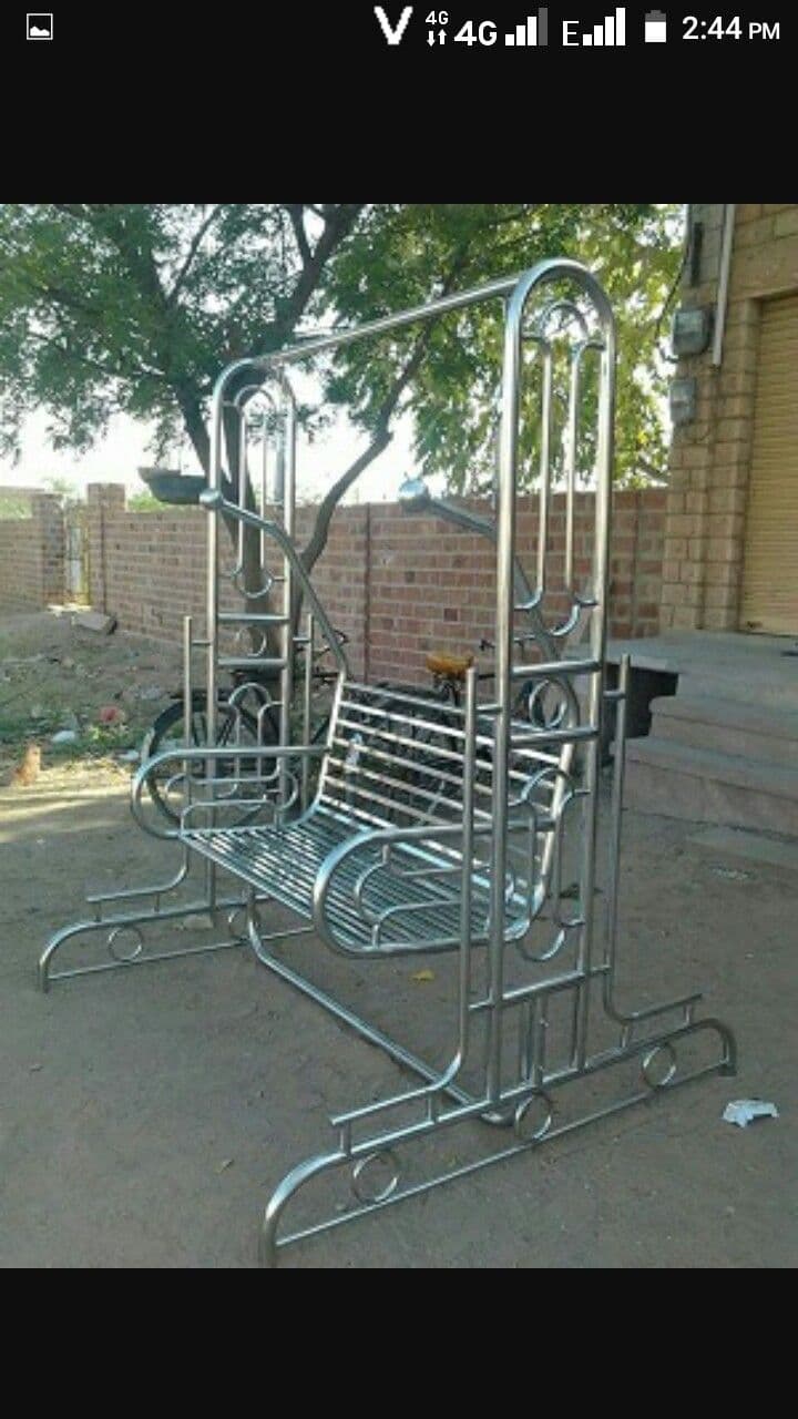 Garden Metal Swing Chair - Karachi Metal Art