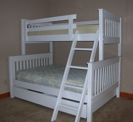 White Metal Bunk Bed - Karachi Metal Art