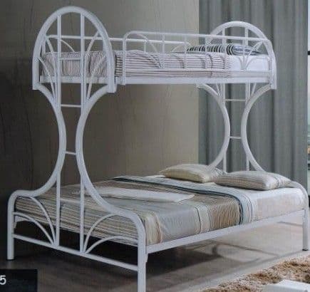 Rounded Frame Metal Bunk Bed - Karachi Metal Art