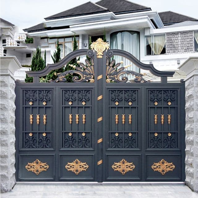 Ornate Villa Main Gate - Karachi Metal Art