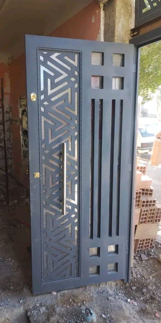 Laser Cut Pattern Gate - Karachi Metal Art