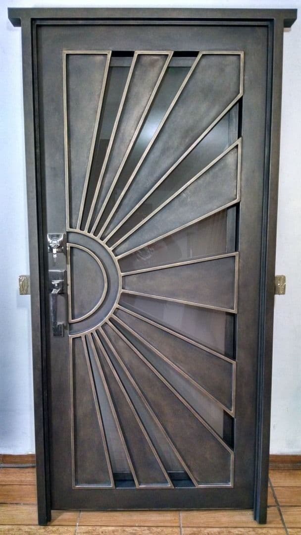 Fan Design Metal Gate - Karachi Metal Art