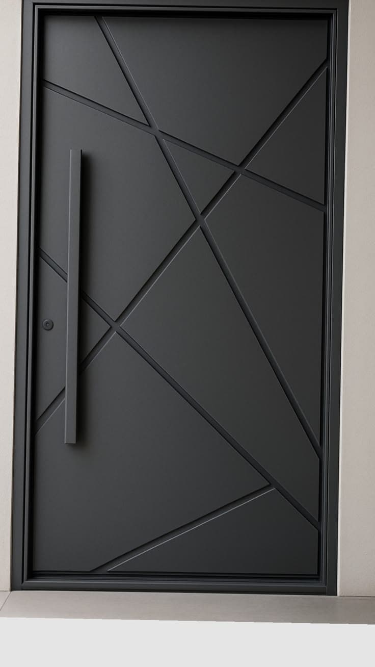 Diagonal Bar Metal Gate - Karachi Metal Art