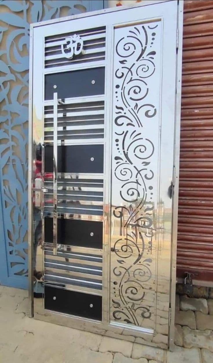 Grill Style Security Gate - Karachi Metal Art