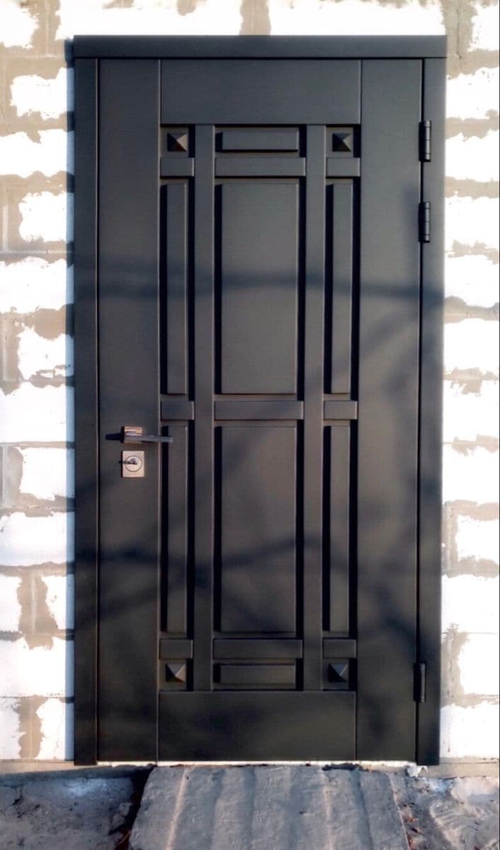 Ornate Black Entrance Gate - Karachi Metal Art