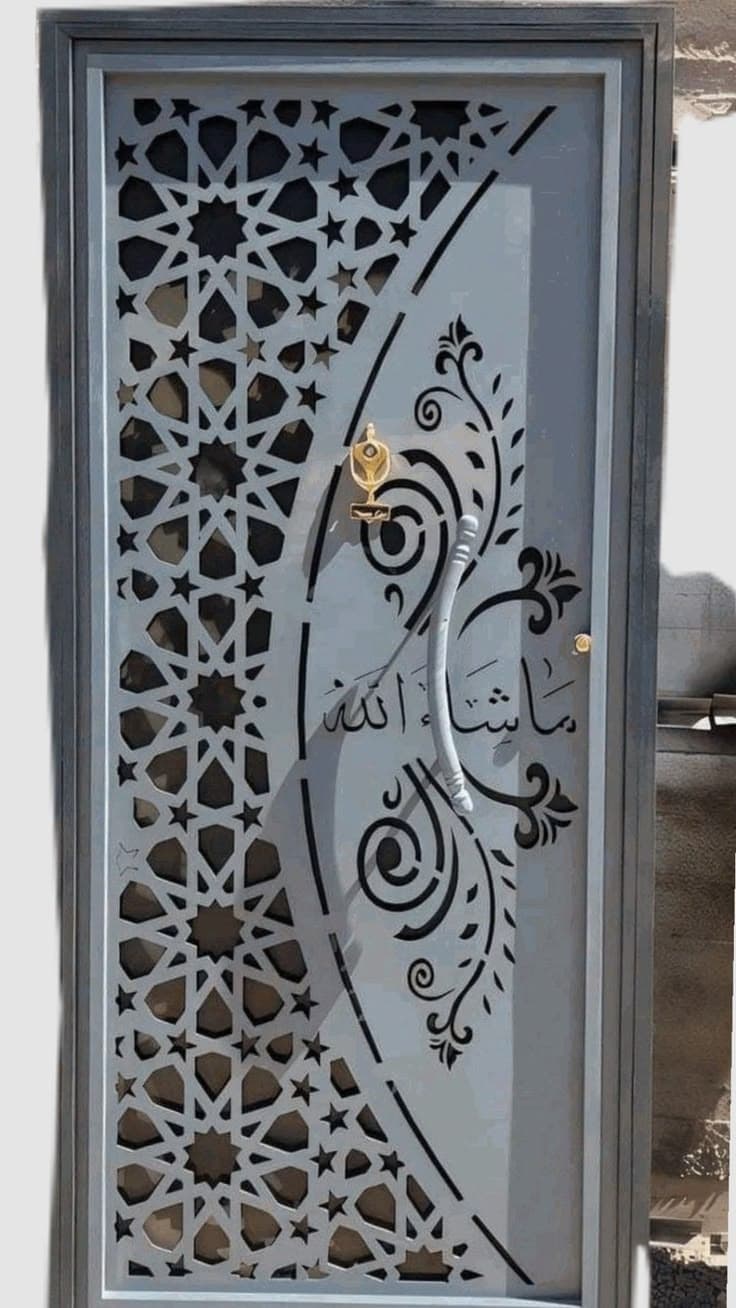 Vertical Bar Security Gate - Karachi Metal Art
