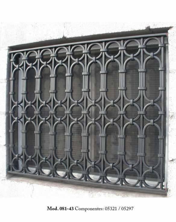 Vertical Bar Window Grill - Karachi Metal Art