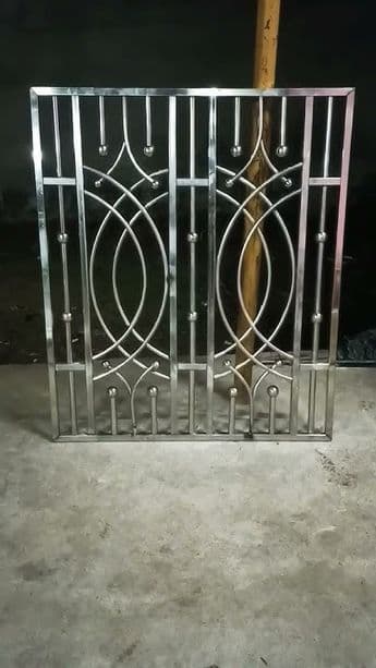 Mesh Style Window Grill - Karachi Metal Art