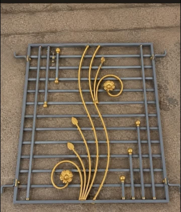 Wave Pattern Window Grill - Karachi Metal Art