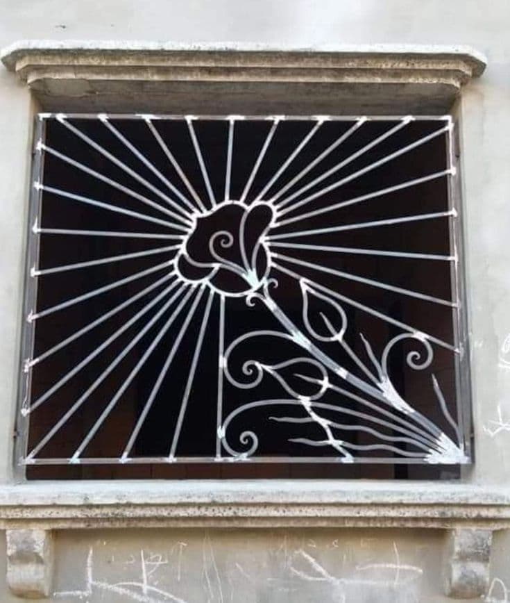 Star Design Window Grill - Karachi Metal Art